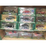 Twelve Corgi Classic vehicles, cars of the 1950s and 1960s. In excellent condition, boxes with