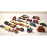 Selection of twenty one Lesney/matchbox 1/75 series vehicles. Plus Charbens general bus and also a