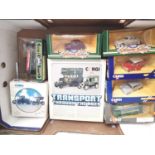 Six Corgi classic vehicles, including military vehicle train set and national park train set. Also