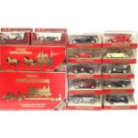 Fourteen Matchbox Yesteryears including, Scammell and train load, coach and horses, both in