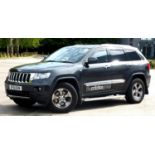 Jeep Grand Cherokee, 2011 plate BF61 0UN, automatic, grey, 113119 miles, 3.0L diesel. 10%+VAT BUYERS