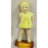 Royal Worcester Tommy figurine, H: 11 cm. No cracks, chips or visible restoration. P&P Group 1 (£