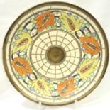 Charlotte Rhead charger, D: 36 cm. No cracks, chips or visible restoration. P&P Group 3 (£25+VAT for