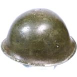 British post war MKV helmet, lacking liner. P&P Group 3 (£25+VAT for the first lot and £5+VAT for