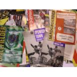 100 mixed football programmes, mainly 1960s. Not available for in-house P&P, contact Paul O'Hea at