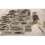 Collection of assorted Wargaming metal ships, various types, finished to an excellent standard. P&