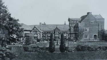 William Geldart (b. 1936): limited edition print, Tudor Manor, numbered 2/600 and signed in