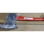 Fibreglass handled felling axe. Not available for in-house P&P, contact Paul O'Hea at Mailboxes on