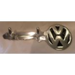 Volkswagen aluminium key hook, L: 18 cm. P&P Group 1 (£14+VAT for the first lot and £1+VAT for