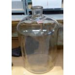 Large Demijohn, H: 40 cm. Not available for in-house P&P, contact Paul O'Hea at Mailboxes on 01925