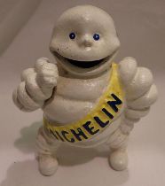 Cast iron Michelin Man money box, H: 13 cm. P&P Group 1 (£14+VAT for the first lot and £1+VAT for