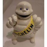 Cast iron Michelin Man money box, H: 13 cm. P&P Group 1 (£14+VAT for the first lot and £1+VAT for