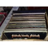 Quantity of LPs including Black Sabbath. Covers show signs of use wear, mostly appear in fair - good