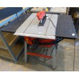 Einhell TCTS 2025/1V saw table. Not available for in-house P&P, contact Paul O'Hea at Mailboxes on