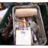 Mixed tools and paintbrushes. Not available for in-house P&P, contact Paul O'Hea at Mailboxes on