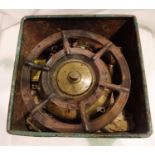 Folding brass Optimus primer stove. Not available for in-house P&P, contact Paul O'Hea at
