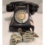 Vintage Bakelite dial telephone, converted to modern system. Not available for in-house P&P, contact