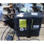 Moto caddy golf buggy, battery and charger. All electrical items in this lot have been PAT tested