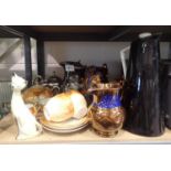 Collection of mixed ceramics to include jugs. Not available for in-house P&P, contact Paul O'Hea