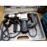 Pioneer three function rotary hammer drill. All electrical items in this lot have been PAT tested
