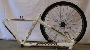 Carrera Valour 6060-T6 20 inch mountain bike frame and Shimano Etrto 559 x 19 wheel. Not available