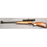 SMK XS36-1 22 air rifle with 9 x 32 scope. P&P Group 3 (£25+VAT for the first lot and £5+VAT for