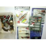 Mixed fishing lures, some unopened. P&P Group 1 (£14+VAT for the first lot and £1+VAT for subsequent