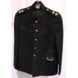 The North Staffordshire Regiment WWII no1 dress uniform, badged to the rank of Lieutenant,