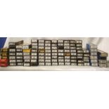 Selection of 100 N gauge empty boxes including twelve plus Farish coaches, seventy plus Farish