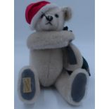 Deans Christening bear 77/500, H: 30 cm. stich loose on nose. P&P Group 1 (£14+VAT for the first lot