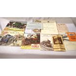 Hornby Dublo catalogues no 1 and 2, book of trains 1959, instruction book for 8F/castle etc. Also