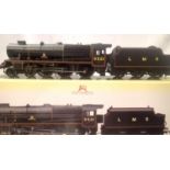 OO scale Hornby R3614, Patriot class, 5521 Rhyl, LMS black. In excellent condition, slight storage