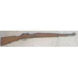 1903 Portuguese 6.5 Mauser, full moving parts. P&P Group 3 (£25+VAT for the first lot and £5+VAT for