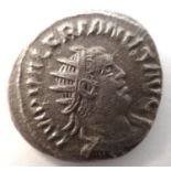 Roman Empire silver Double Denarius of Emperor Valerian. P&P Group 0 (£5+VAT for the first lot