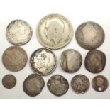 Mixed world silver coins including hammered examples (12). P&P Group 0 (£5+VAT for the first lot and