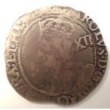 Hammered silver shilling of Charles I circa 1645, likely Briot Mint (mint mark indistinct). P&P