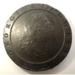 1797 copper twopence of George III. P&P Group 0 (£5+VAT for the first lot and £1+VAT for