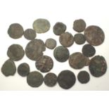 A collection of Roman bronze coinage, circa 3rd-4th century AD. P&P Group 0 (£5+VAT for the first