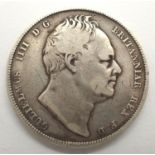 1836 silver half crown of William IV. P&P Group 0 (£5+VAT for the first lot and £1+VAT for