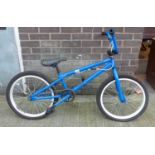 Blue GT BMX bike with a 10 inch frame. Not available for in-house P&P