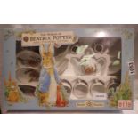 Past Times works of Beatrix Potter mini porcelain tea service, complete. P&P Group 2 (£18+VAT for