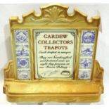 Cardew Collectors Teapots ceramic stand, H: 18 cm. No cracks, chips or visible restoration. P&P