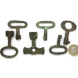 Industrial Age workhouse keys/valve tips, largest L: 55 mm. P&P Group 0 (£5+VAT for the first lot