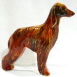 Anita Harris Afghan Hound, signed in gold, H: 15 cm. No cracks, chips or visible restoration. P&P