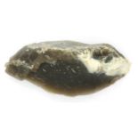 Stone Age Celtic Flint working tool, slicing/cutting, L: 48 mm. P&P Group 0 (£5+VAT for the first