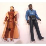 Star Wars - two original vintage Kenner / Palitoy made Star Wars action figures: Princess Leia (