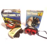 Two Tomytronic 3D games: Shark Attack and Thundering Turbo. P&P Group 1 (£14+VAT for the first lot