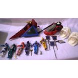 Hasbro Power Rangers figures and machines. P&P Group 2 (£18+VAT for the first lot and £3+VAT for