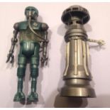 Star Wars - two original vintage Kenner / Palitoy made Star Wars action figures: 2-1B and FX-7, 1980