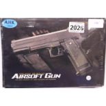 Airsoft 6mm BB gun, boxed. P&P Group 3 (£25+VAT for the first lot and £5+VAT for subsequent lots)